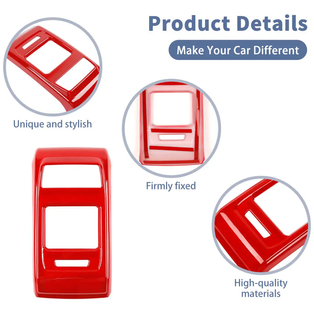 For 2022+ Jeep Compass Rear Air Vent Outlet Panel Cover Trim