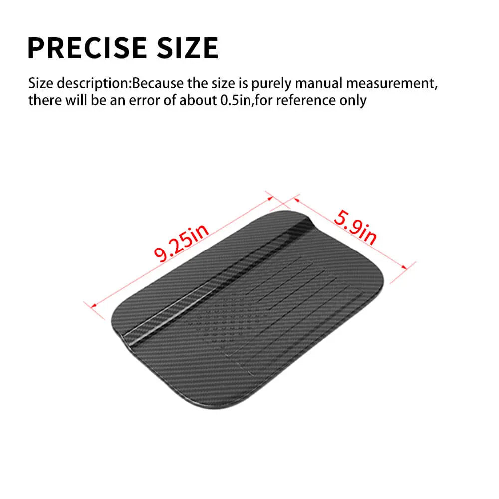 For 2021+ Jeep Grand Cherokee Fuel Tank Oil Gas Cap Cover Trim Carbon Fiber US Flag