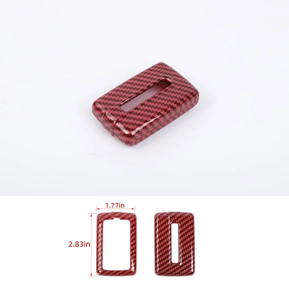 For 2021+ Jeep Grand Cherokee L Key Fob Cover Protector Case Shell Skin Trim