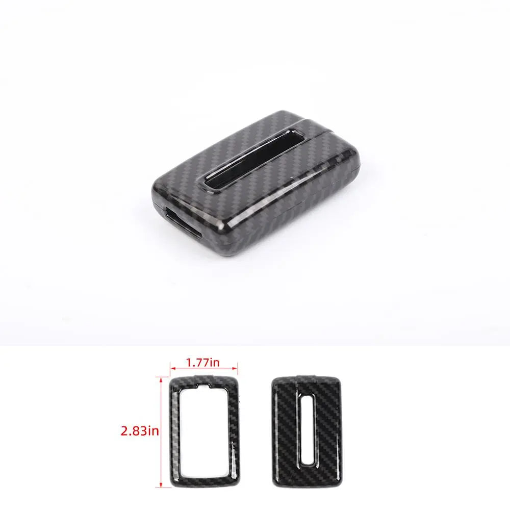 For 2021+ Jeep Grand Cherokee L Key Fob Cover Protector Case Shell Skin Trim