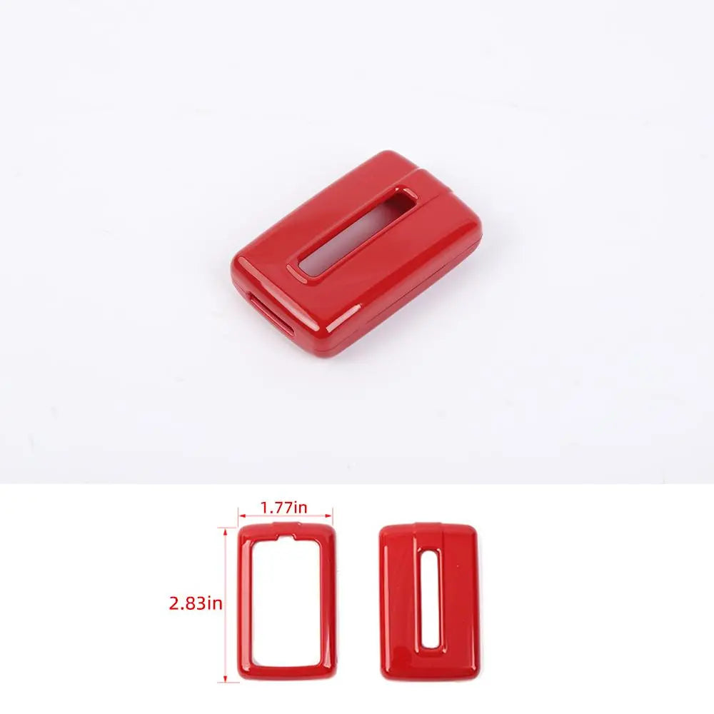 For 2021+ Jeep Grand Cherokee L Key Fob Cover Protector Case Shell Skin Trim