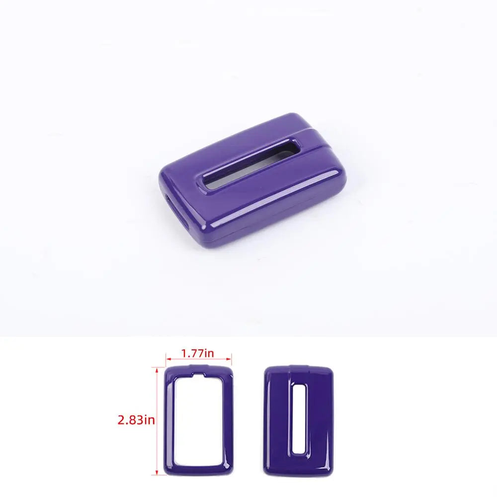 For 2021+ Jeep Grand Cherokee L Key Fob Cover Protector Case Shell Skin Trim