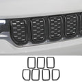 For 2021+ Jeep Grand Cherokee L 7 x Front Grille Grill Insert Ring Cover Trim