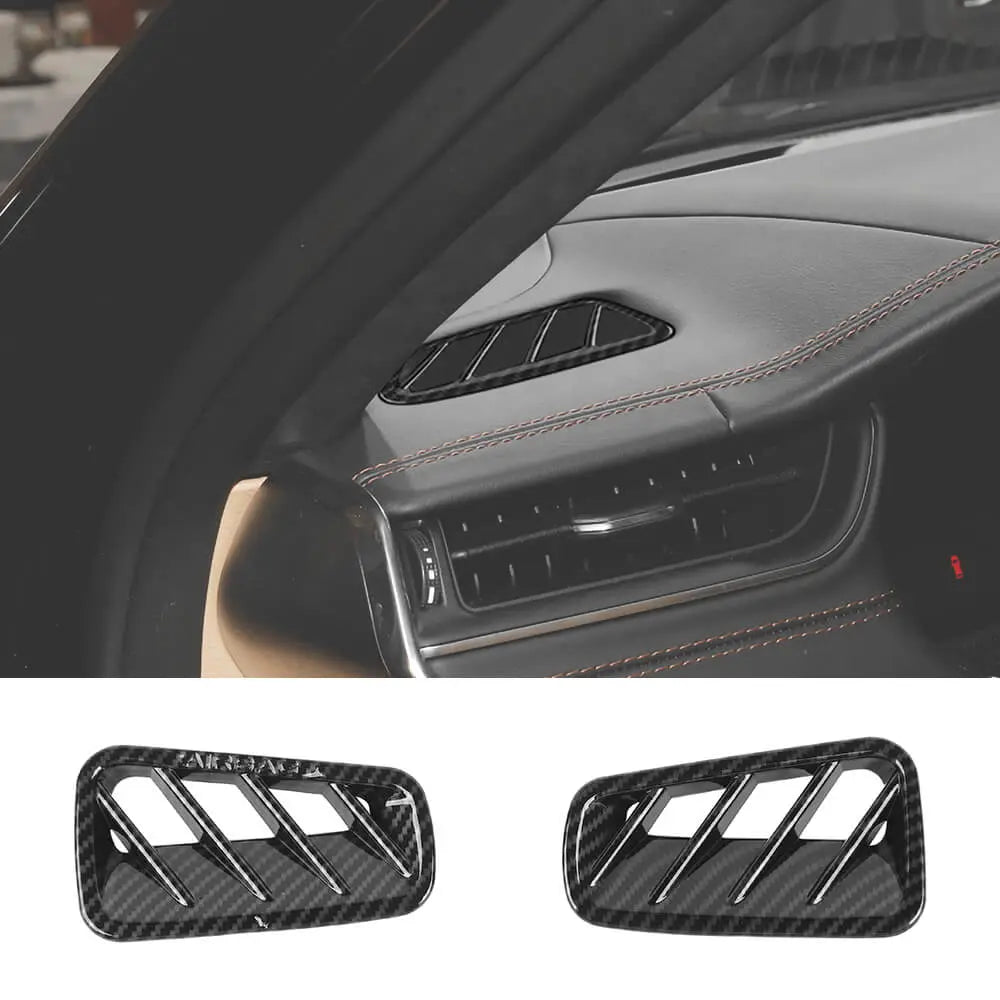 For 2021+ Jeep Grand Cherokee L Center Console Dash Air Vent Cover Trim