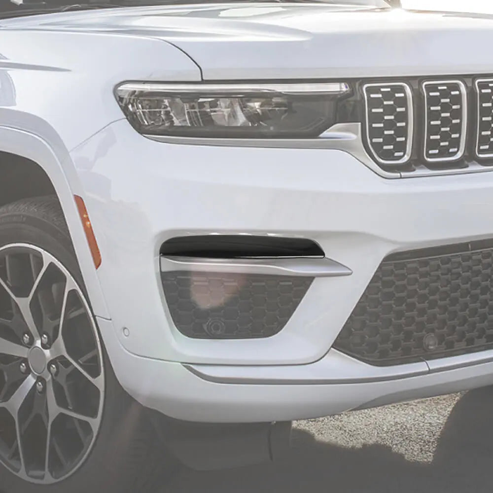 For 2021+ Jeep Grand Cherokee L Front Fog Light Lamp Guard Cover Trim