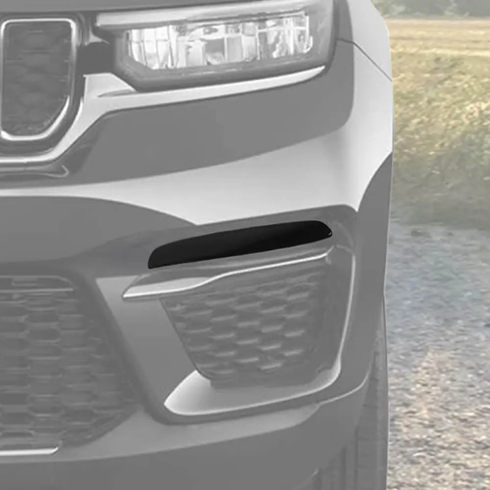 For 2021+ Jeep Grand Cherokee L Front Fog Light Lamp Guard Cover Trim
