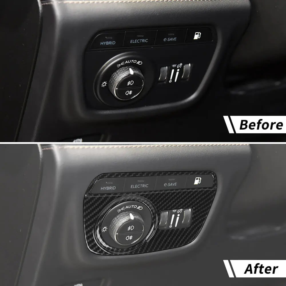 For 2021+ Jeep Grand Cherokee L Inner Headlight Switch Panel Cover Trim