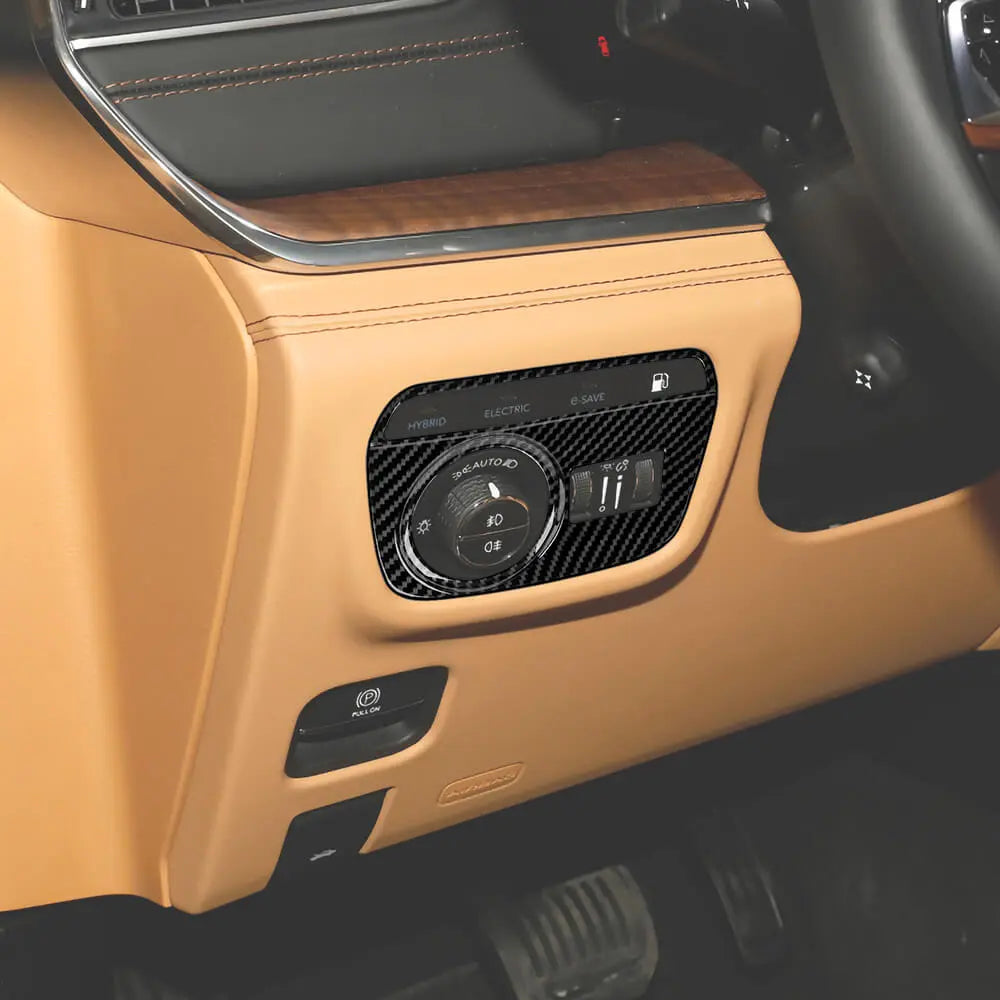 For 2021+ Jeep Grand Cherokee L Inner Headlight Switch Panel Cover Trim
