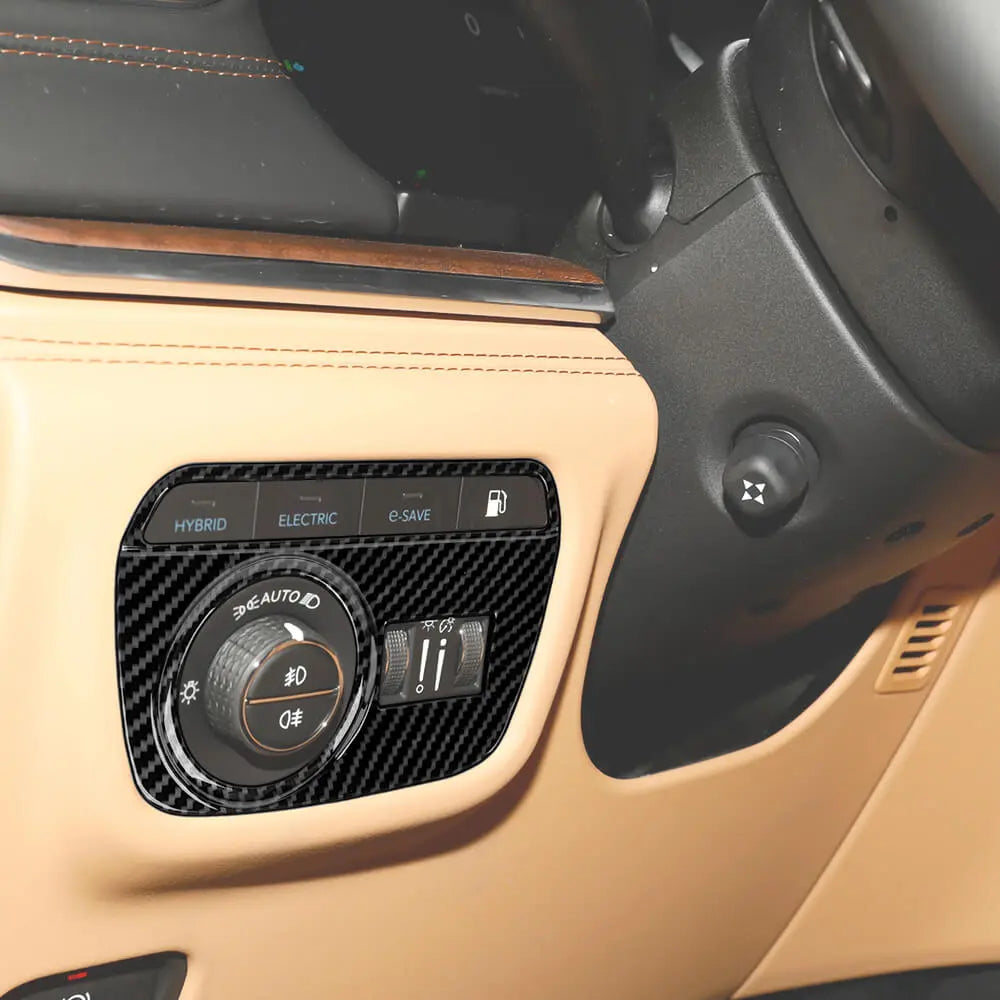 For 2021+ Jeep Grand Cherokee L Inner Headlight Switch Panel Cover Trim