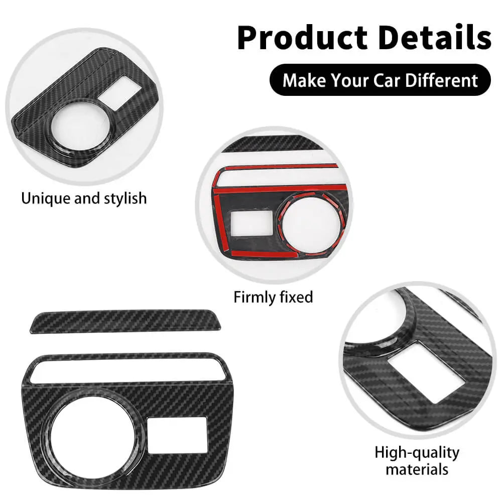 For 2021+ Jeep Grand Cherokee L Inner Headlight Switch Panel Cover Trim
