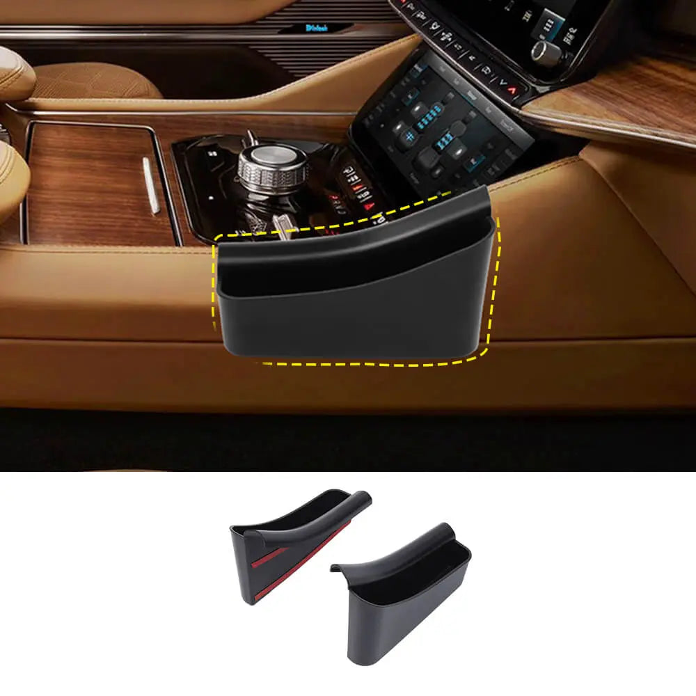 For 2021+ Jeep Grand Cherokee L Center Console Gear Shift Side Storage Box Organizer Tray