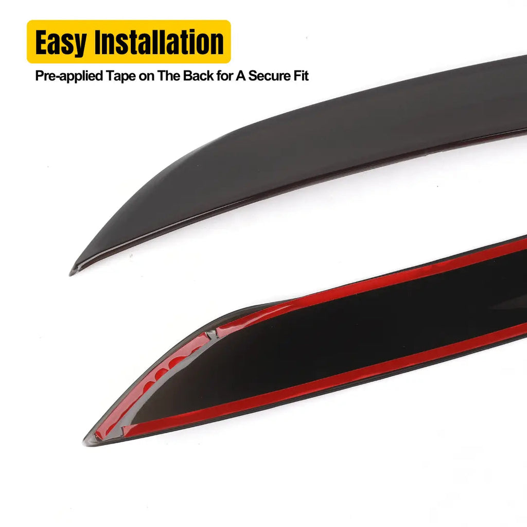 For 2021+ Jeep Grand Cherokee L Smoked Tail Light Covers (4pcs) – Black Lens Trim Kit
