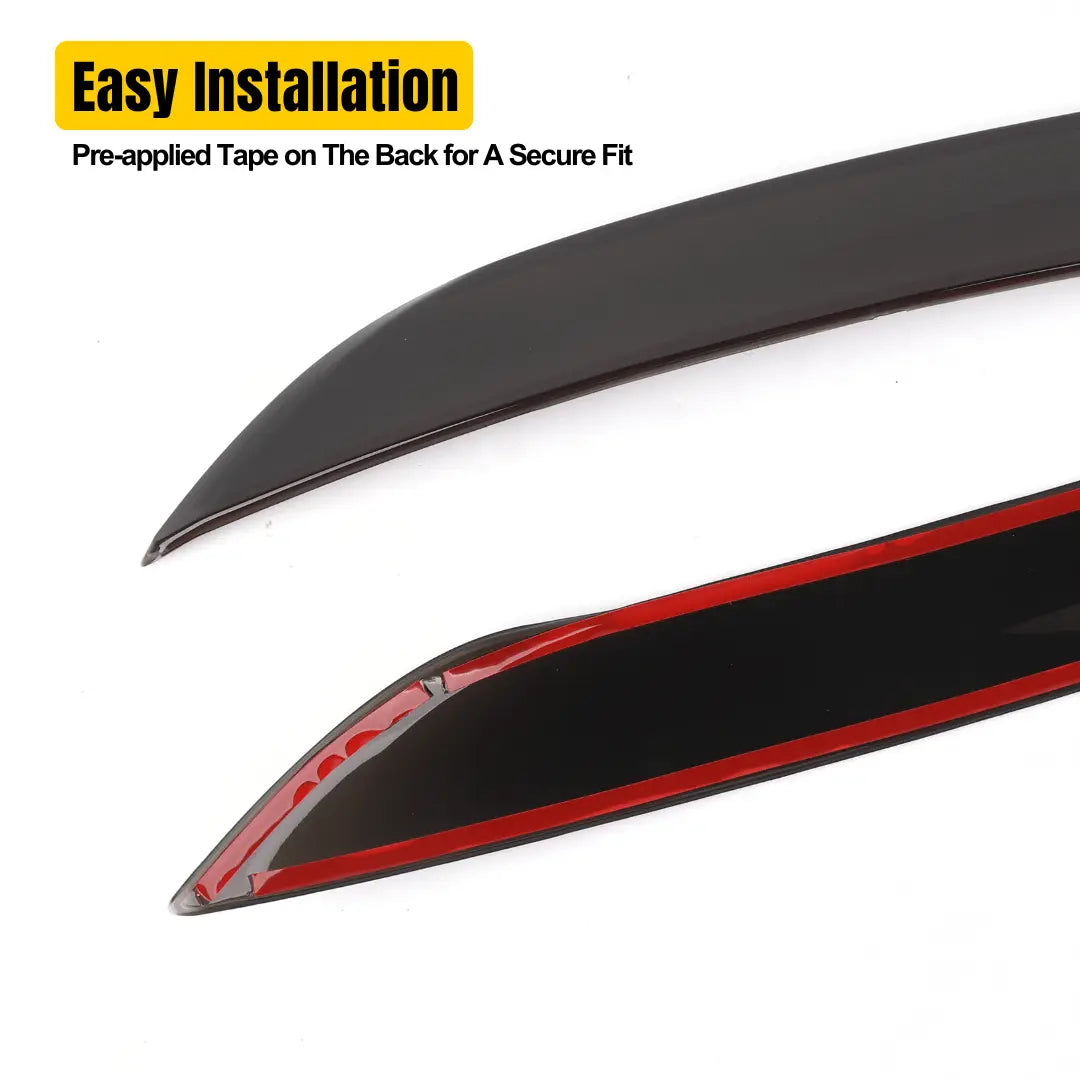 For 2021+ Jeep Grand Cherokee L Smoked Tail Light Covers (4pcs) – Black Lens Trim Kit