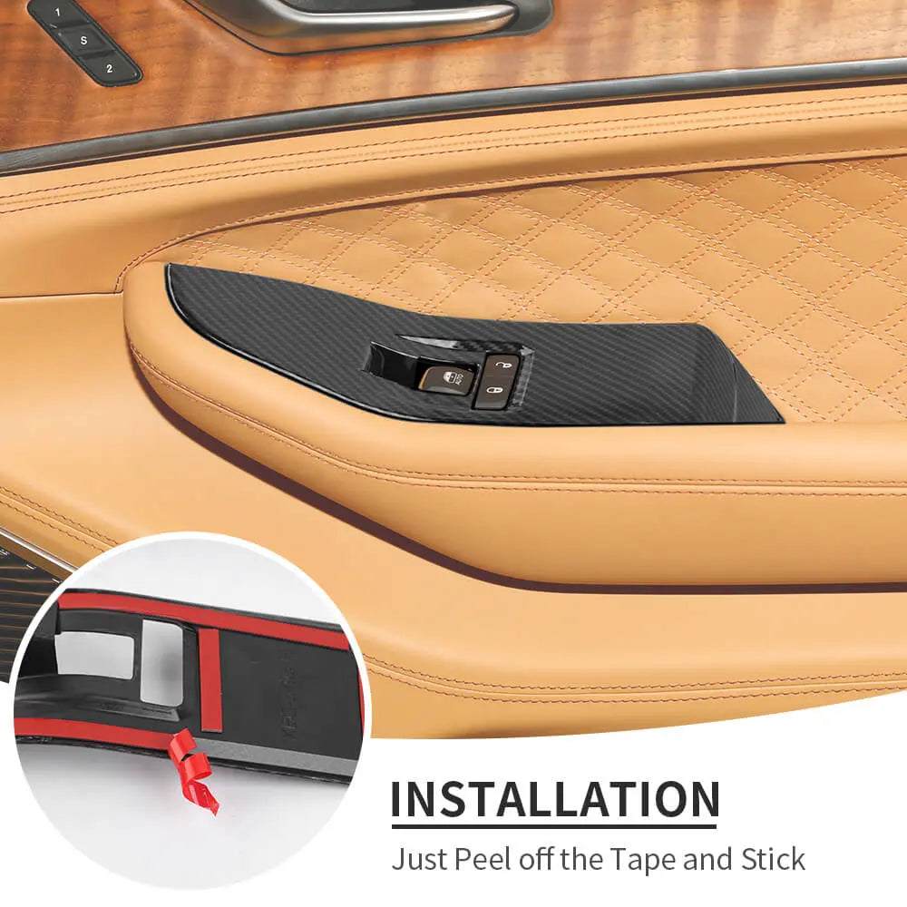 For 2021+ Jeep Grand Cherokee L Window Lift Switch Panel Cover Trim