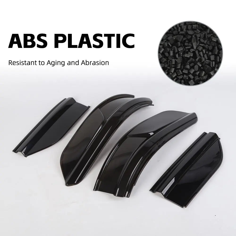 For 2021+ Jeep Grand Cherokee L Smoked Tail Light Covers (4pcs) – Black Lens Trim Kit