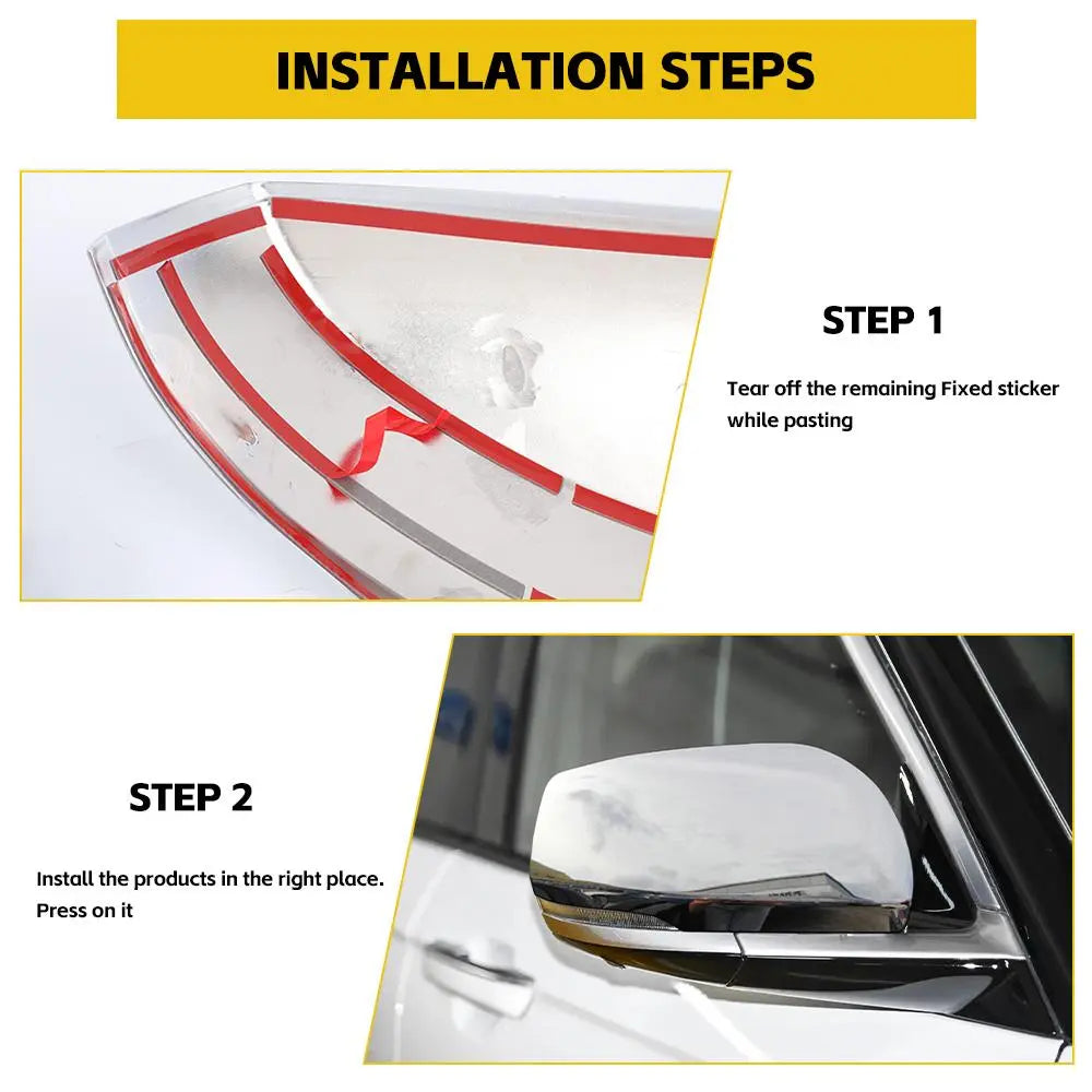 For 2021+ Jeep Grand Cherokee L Rearview Mirror Cover Cap Trim