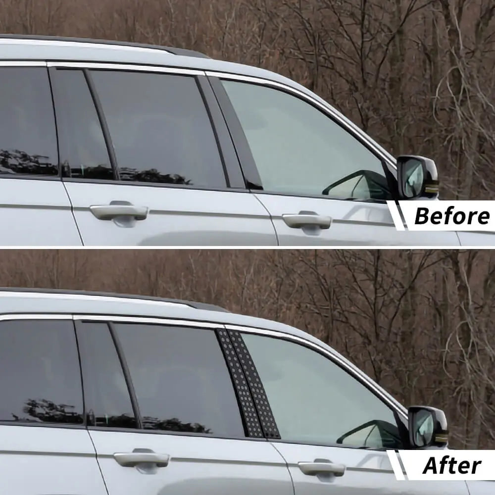For 2021+ Jeep Grand Cherokee Window Middle Pillar Posts Sticker Trim