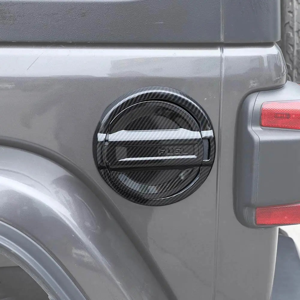 For 2021+ Jeep Wrangler JL 4Xe Fuel Door Tank Gas Cap Cover Trim