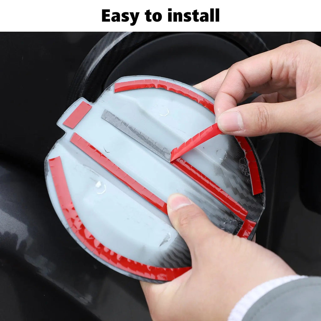 For 2021+ Jeep Wrangler JL 4Xe Fuel Door Tank Gas Cap Cover Trim