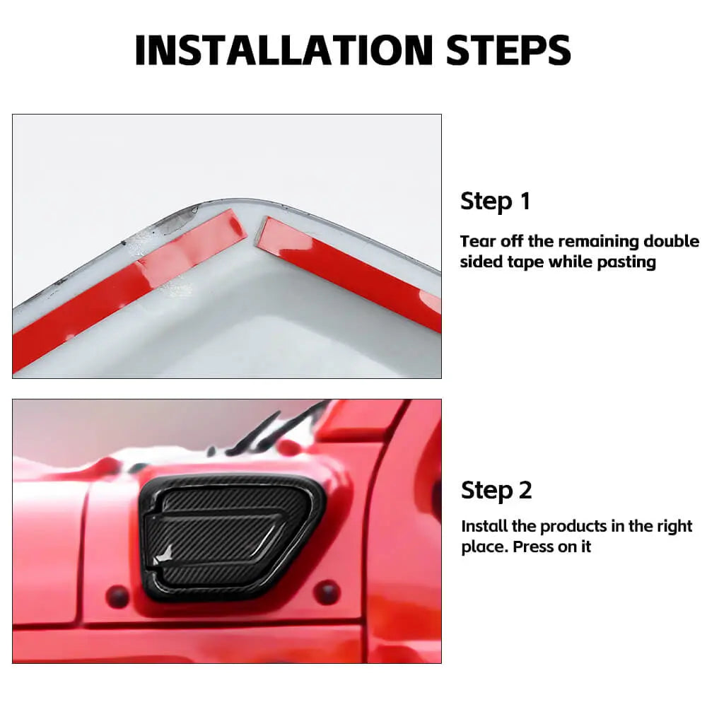 For 2021+ Jeep Wrangler JL JLU & Gladiator JT 4Xe Charging Cover Trim