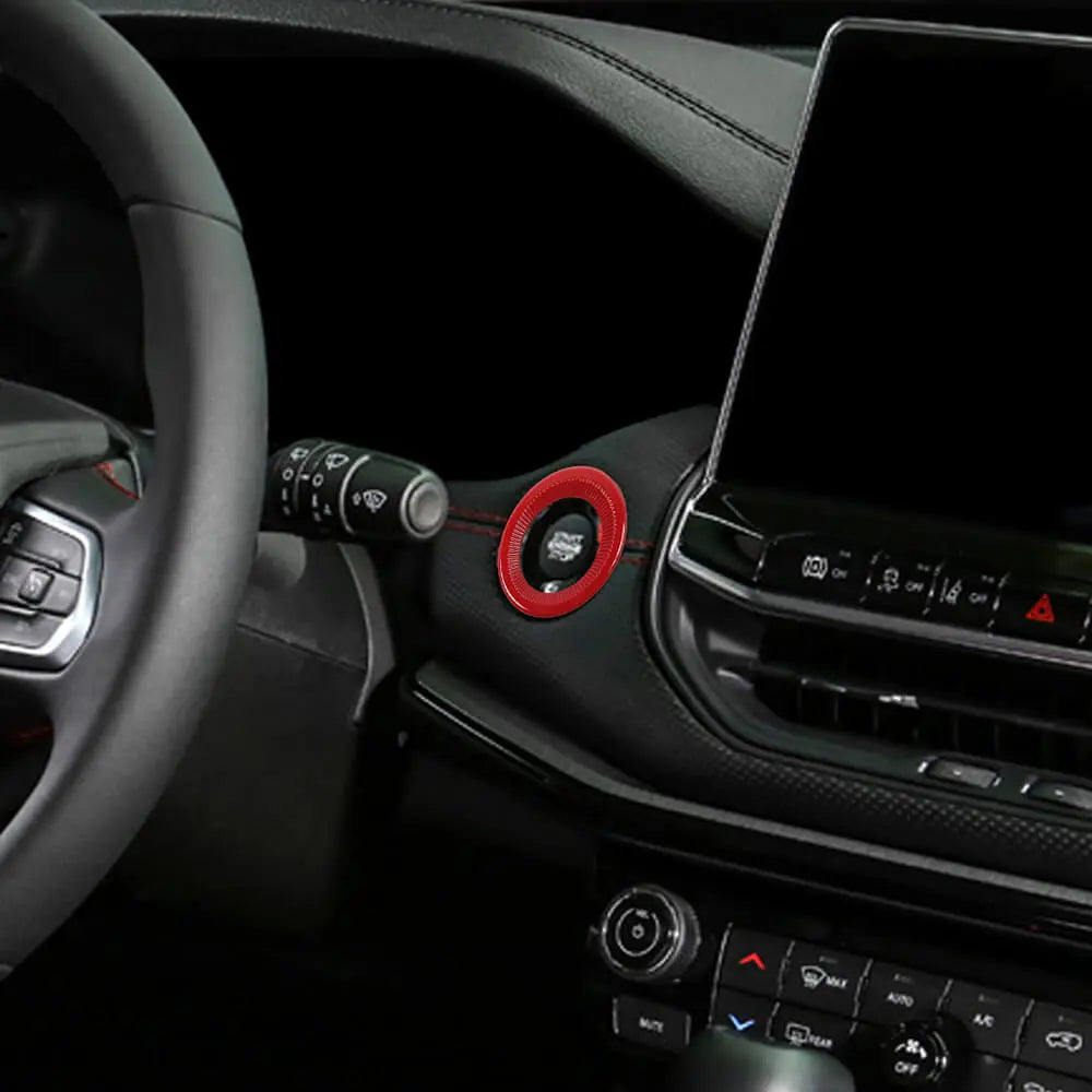 For 2022+ Jeep Compass Interior One-Button Start Switch Cover Trim