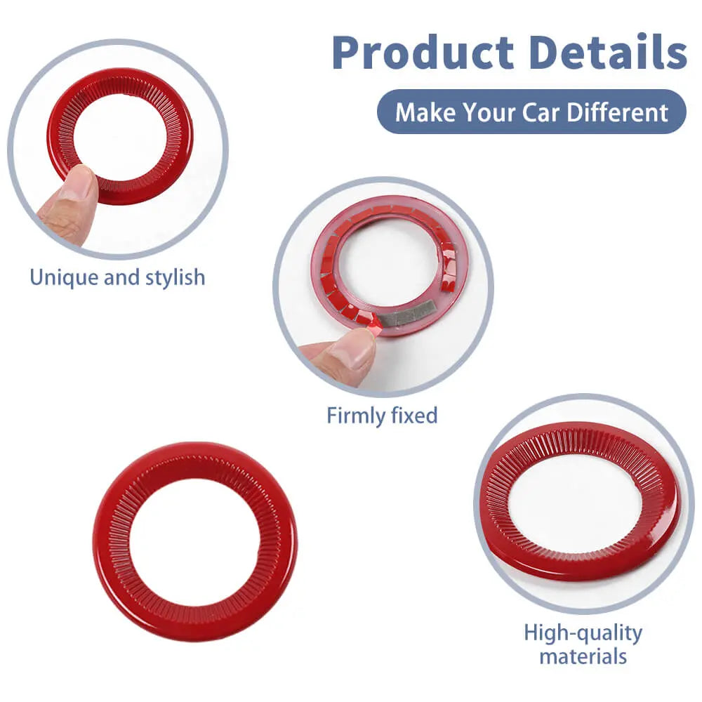 For 2022+ Jeep Compass Interior One-Button Start Switch Cover Trim