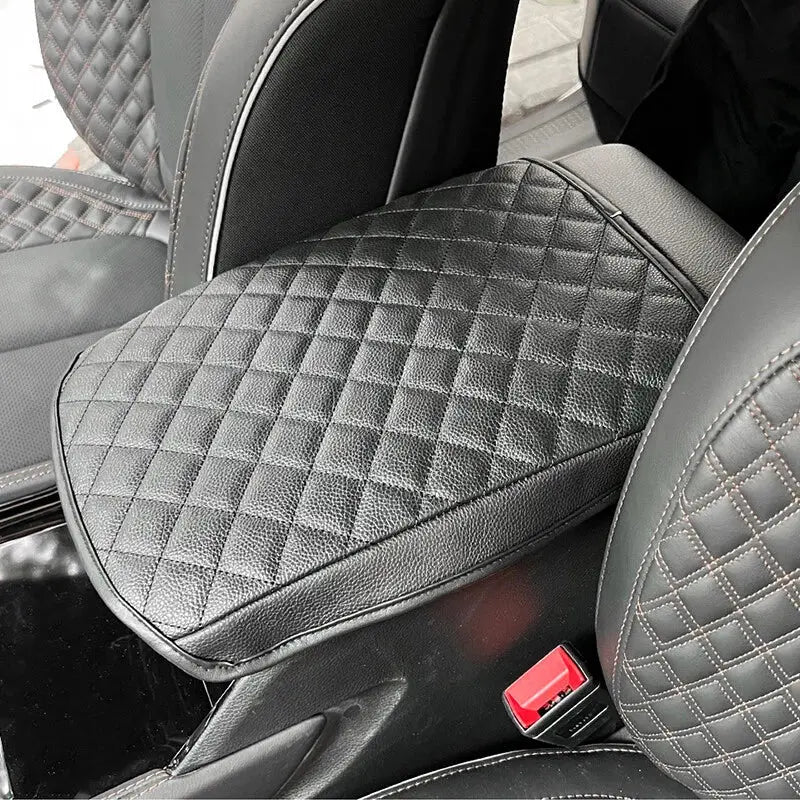 For 2022+ Jeep Grand Cherokee Center Console Armrest Pad Cover – Leather Protective Lid Cover