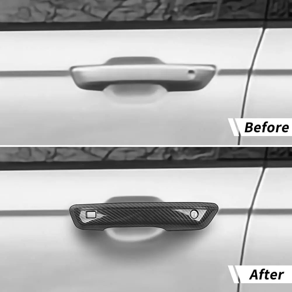 For 2022+ Jeep Grand Cherokee L Exterior Door Handle Cover Trim Kit