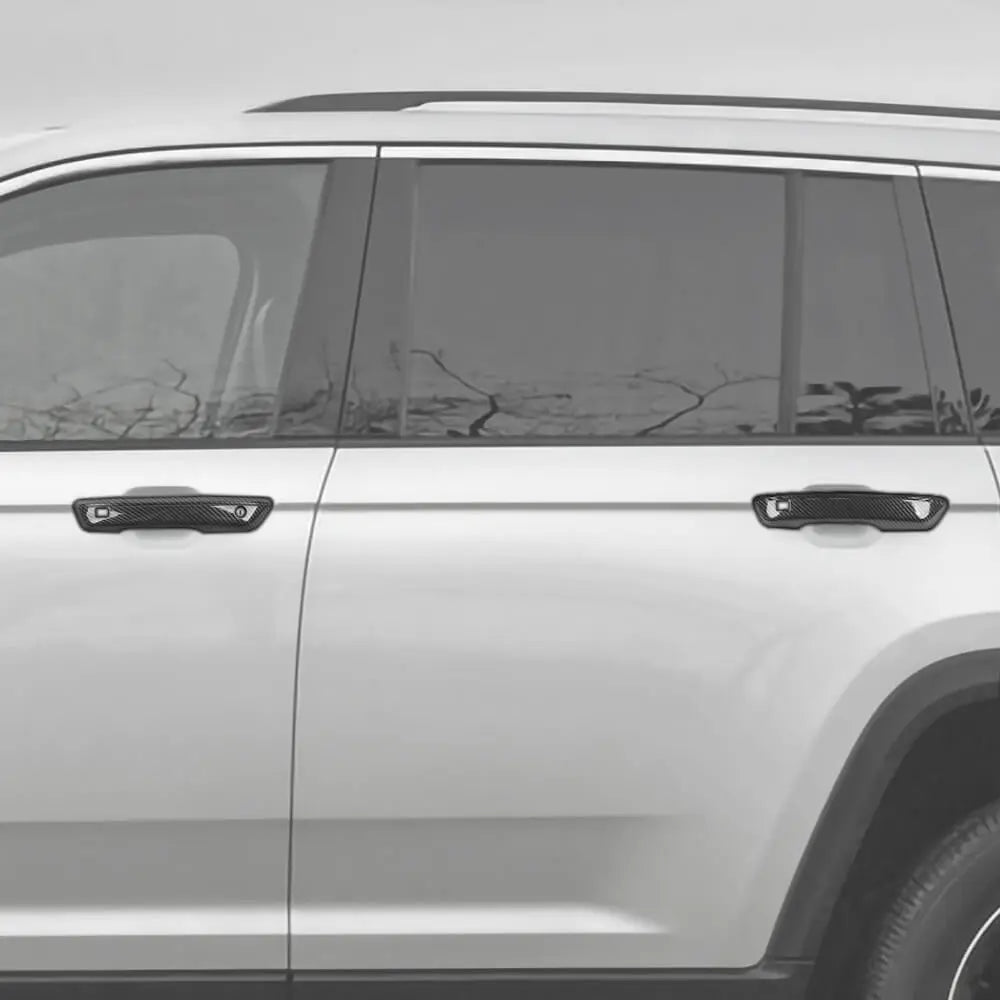 For 2022+ Jeep Grand Cherokee L Exterior Door Handle Cover Trim Kit