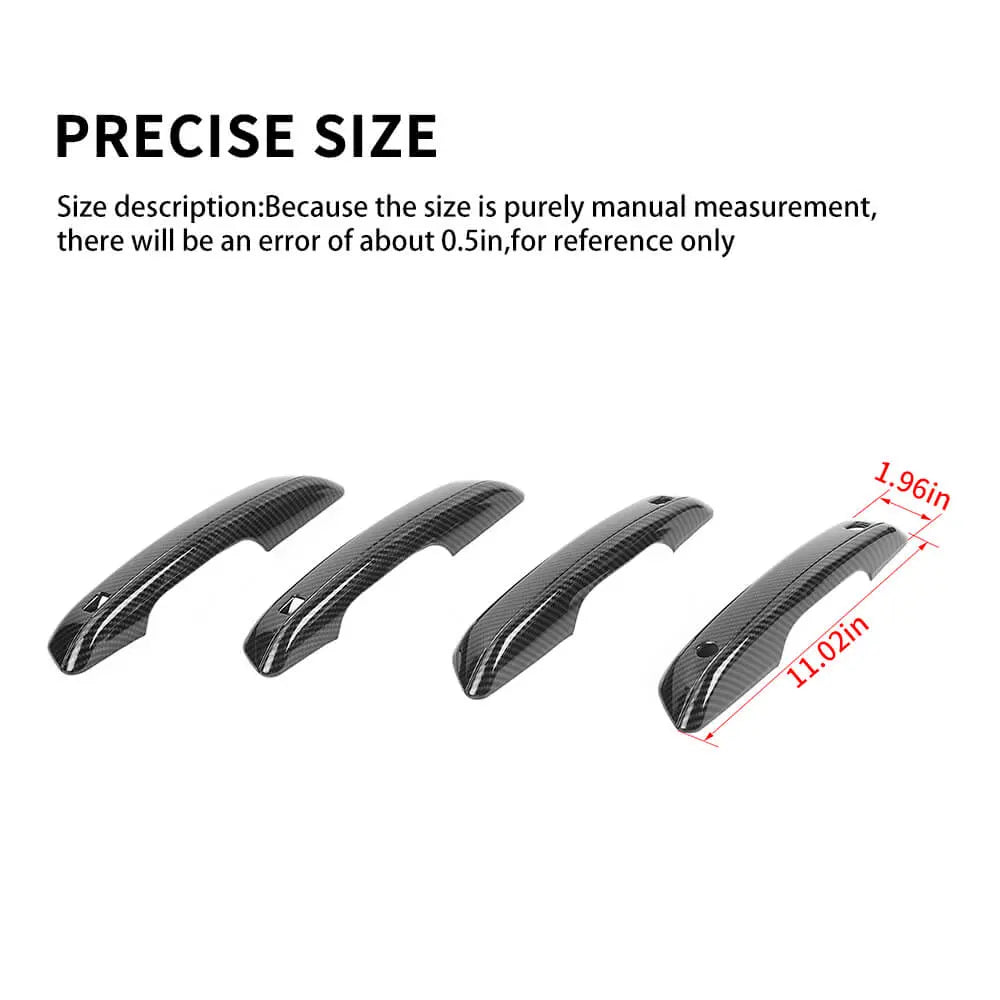 For 2022+ Jeep Grand Cherokee L Exterior Door Handle Cover Trim Kit