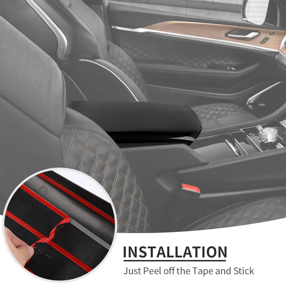 For 2022+ Jeep Grand Cherokee L Center Console Armrest Box Pad Cover Trim
