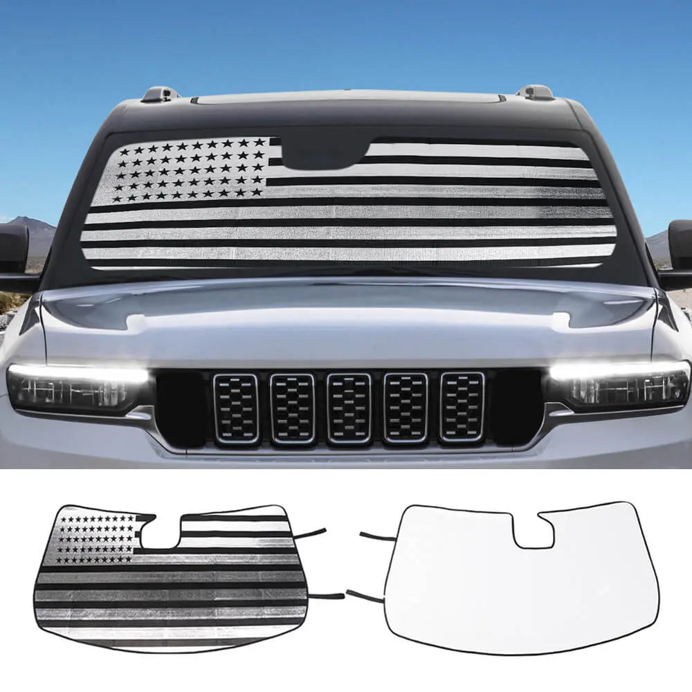 For 2022+ Jeep Grand Cherokee L Front Windshield Visor Sun Shade UV Blocking Insulate