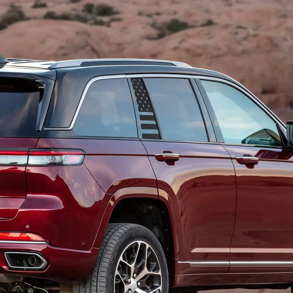 For 2022+ Jeep Grand Cherokee L Rear Small Window Sticker Decal Cover