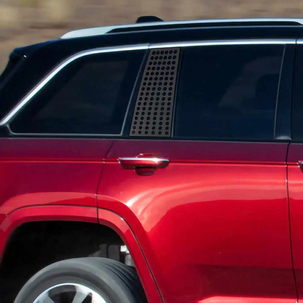 For 2022+ Jeep Grand Cherokee L Rear Window Triangle Glass Decor Cover