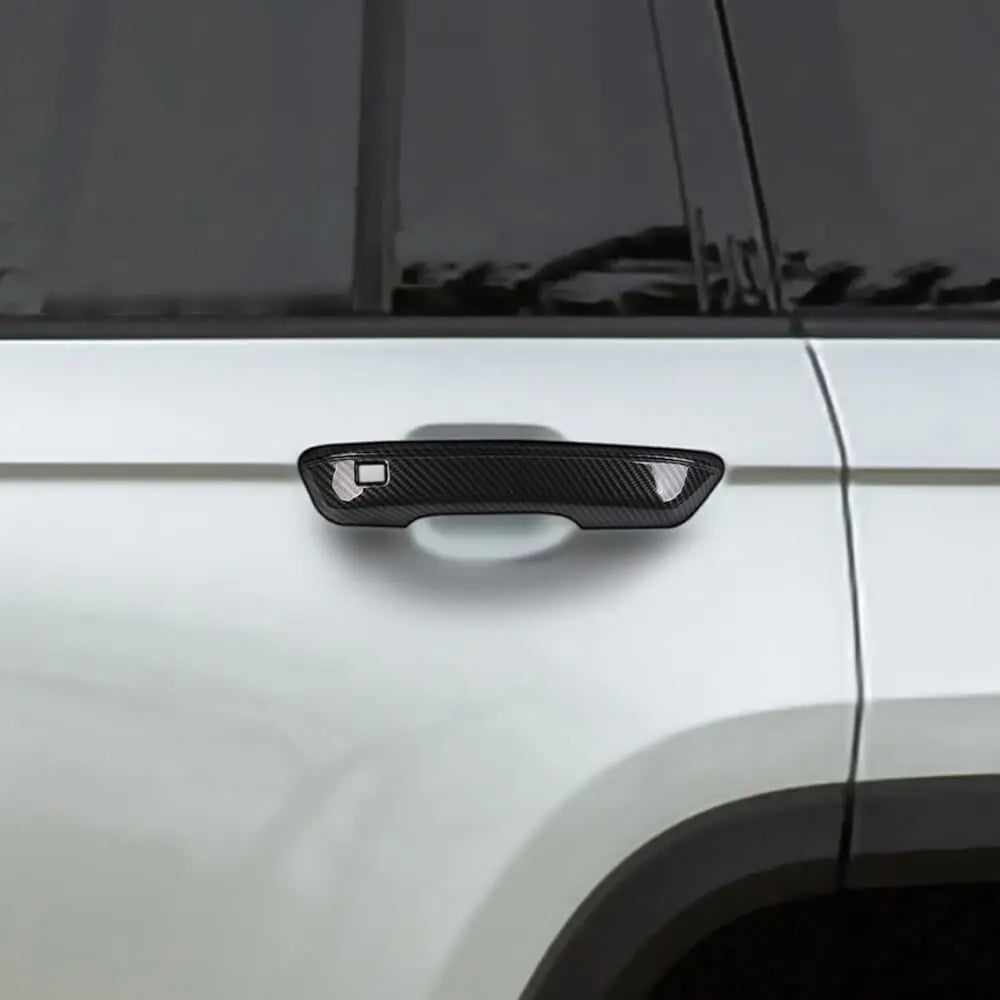 For 2022+ Jeep Grand Cherokee L Rearview Side Mirror Cover & Door Handles Trim Kit