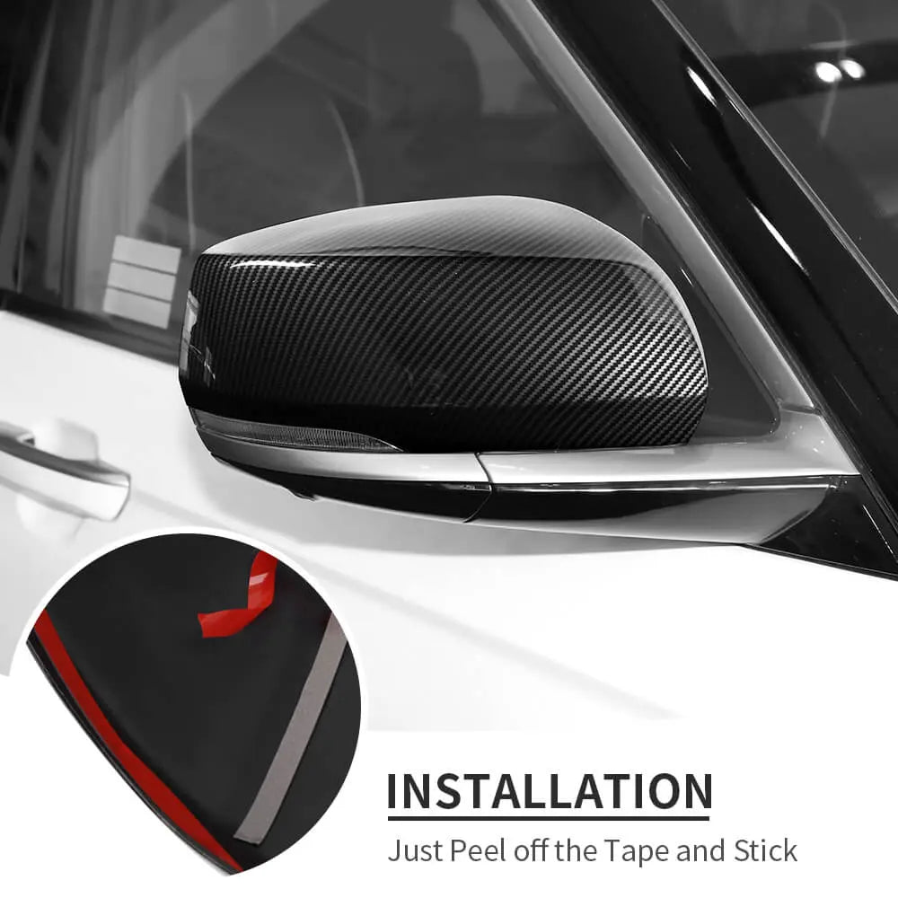 For 2022+ Jeep Grand Cherokee L Rearview Side Mirror Cover & Door Handles Trim Kit