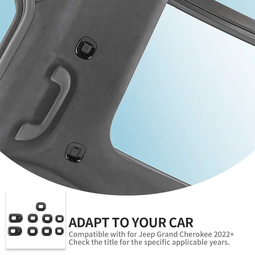 For 2022+ Jeep Grand Cherokee L Roof Speaker&Reading Light Decor Trim