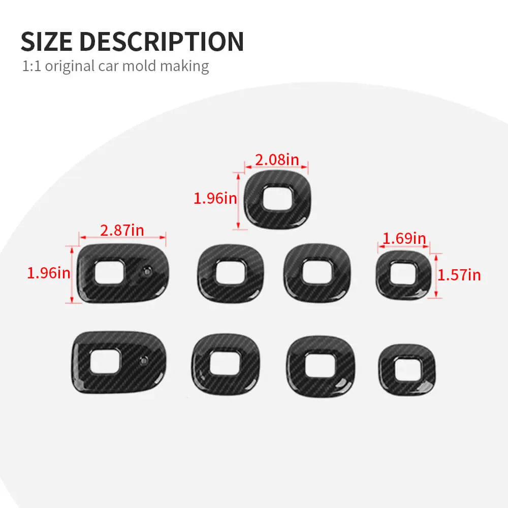 For 2022+ Jeep Grand Cherokee L Roof Speaker&Reading Light Decor Trim