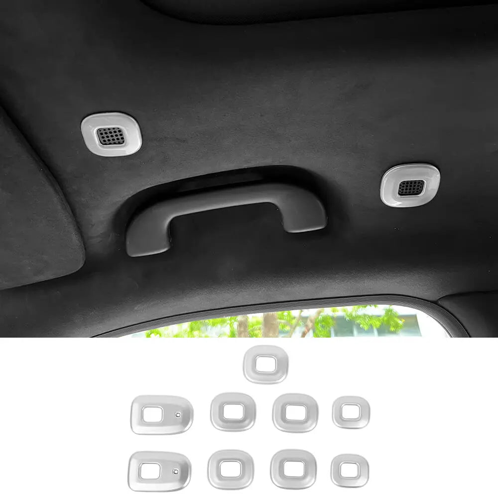 For 2022+ Jeep Grand Cherokee L Roof Speaker&Reading Light Decor Trim