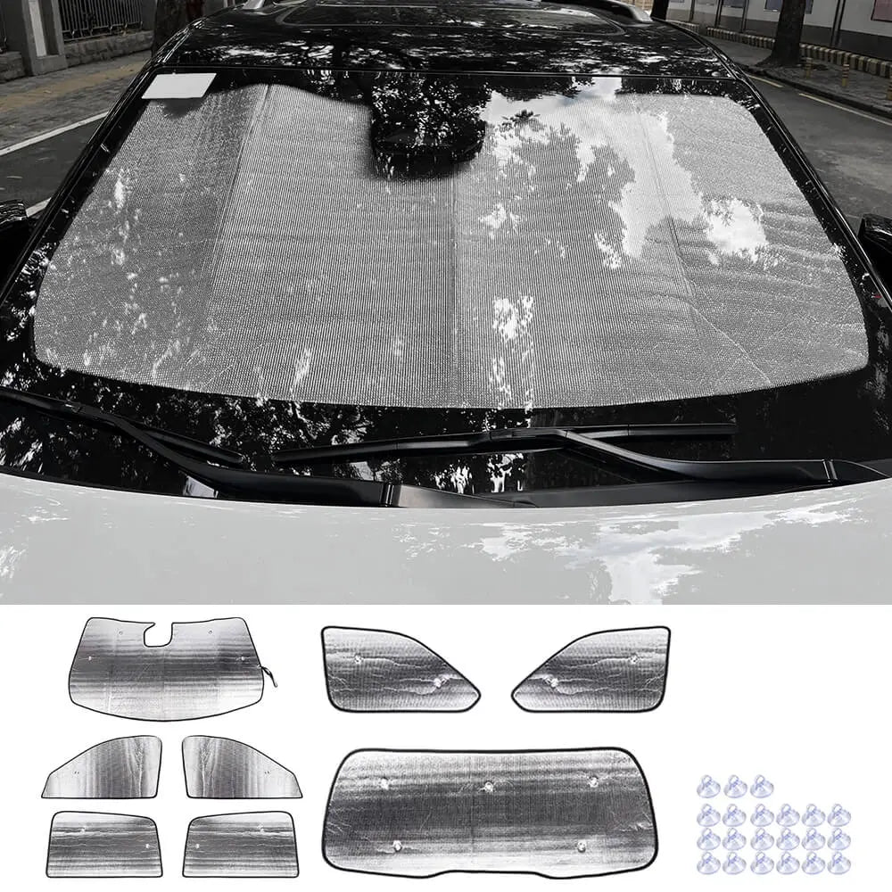 For 2022+ Jeep Grand Cherokee L Windshield Full Window Glass Sun Visor Full Sunshade