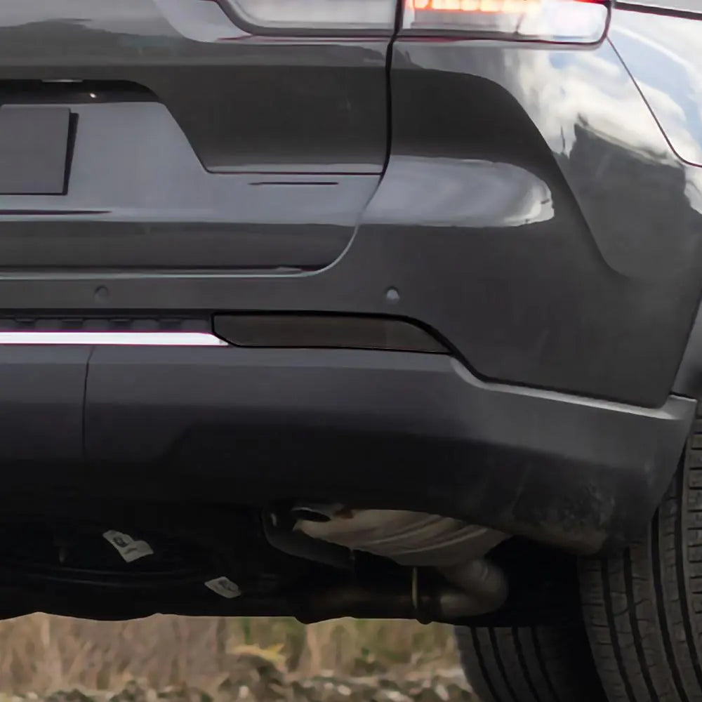 For 2021+ Jeep Grand Cherokee L Smoked Rear Fog Light Covers (2pcs) – Blacked Lens Trim