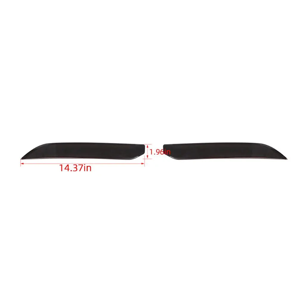 For 2021+ Jeep Grand Cherokee L Smoked Rear Fog Light Covers (2pcs) – Blacked Lens Trim