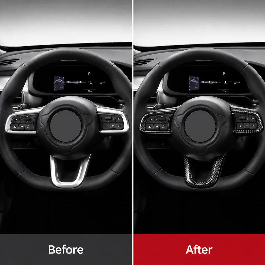 For 2023+ Jeep Avenger Center Console Steering Wheel Control Decor Trim Cover