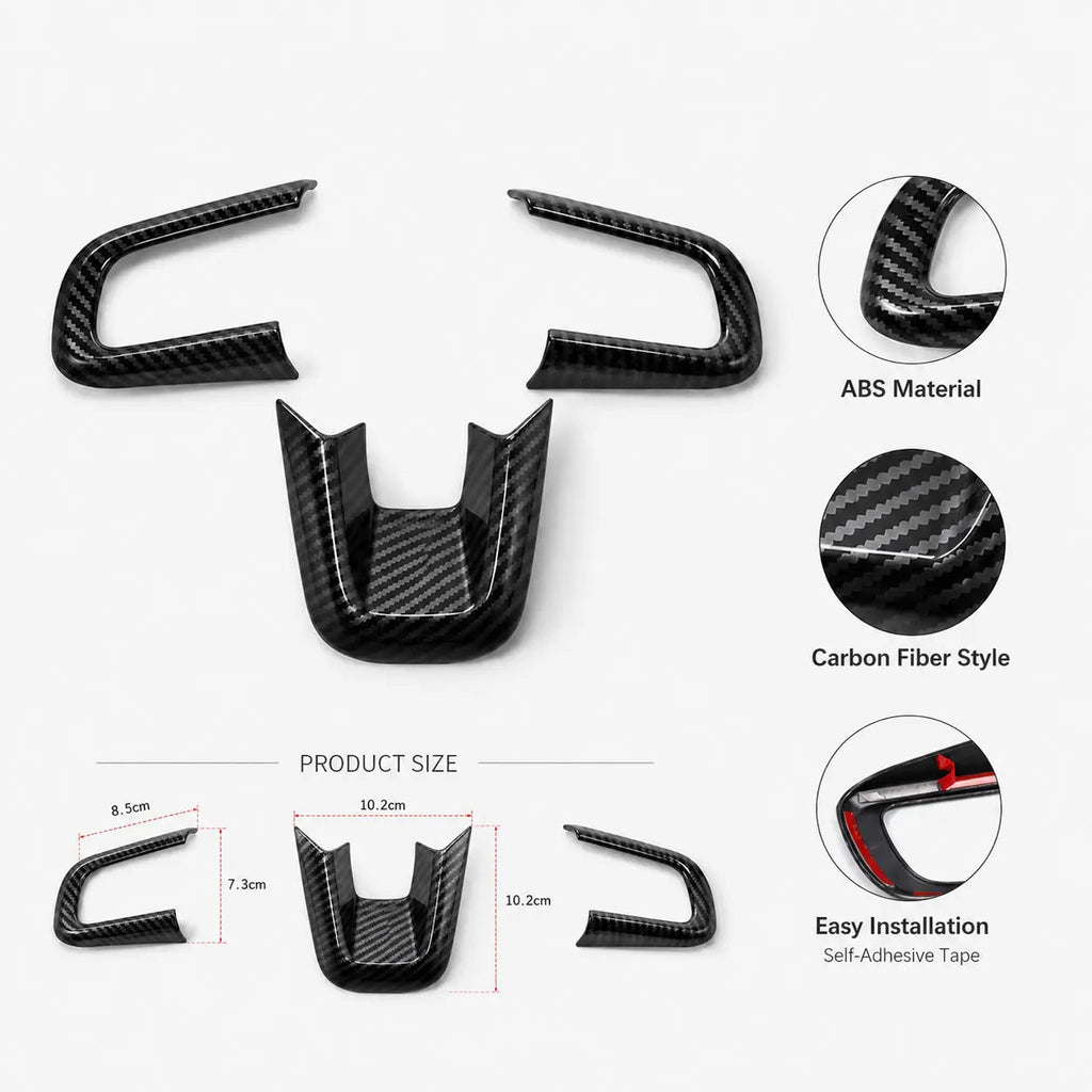 For 2023+ Jeep Avenger Center Console Steering Wheel Control Decor Trim Cover