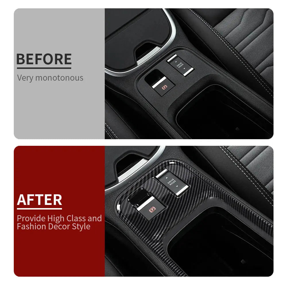 For 2023+ Jeep Avenger Central Cup Holder Control panel Frame Trim