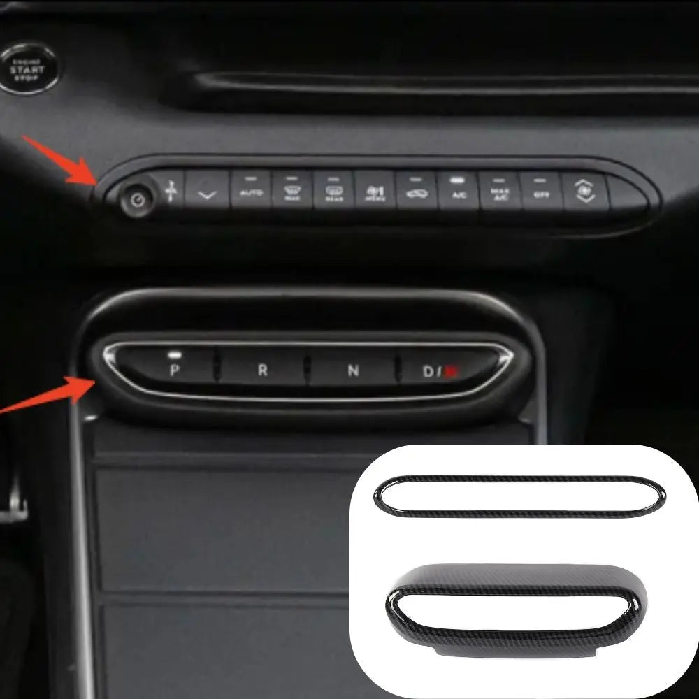 For 2023+ Jeep Avenger Front Central Control Switch Panel Trim Cover
