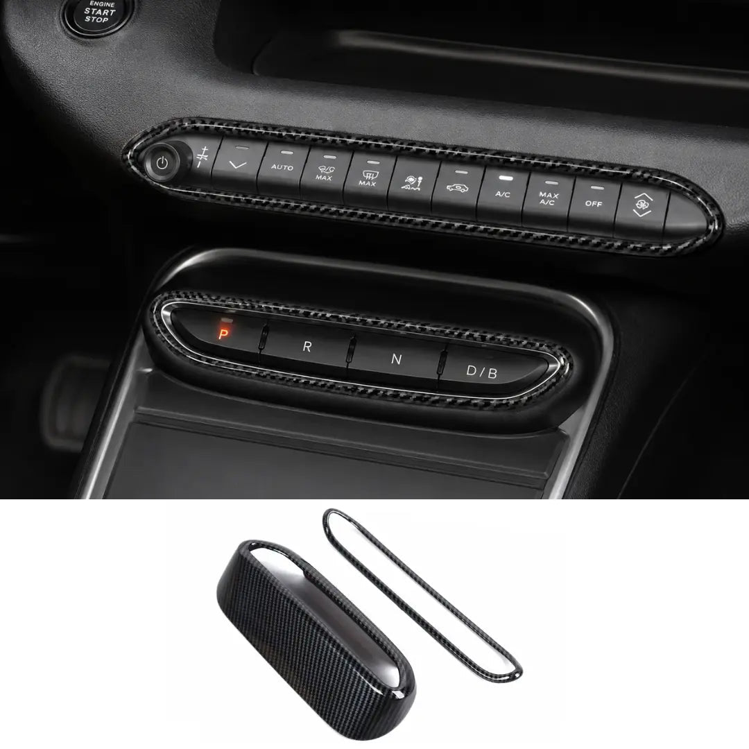 For 2023+ Jeep Avenger Front Central Control Switch Panel Trim Cover