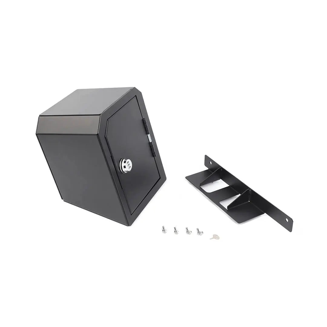 For 2024+ Jeep Wrangler JL 4-Door Version Interior Rear Cargo Safe Box Storage Combination Key Lock