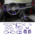For 2024+ Jeep Wrangler JL/Gladiator JT 17 x Center Console/Roof Decoration Trim Kit