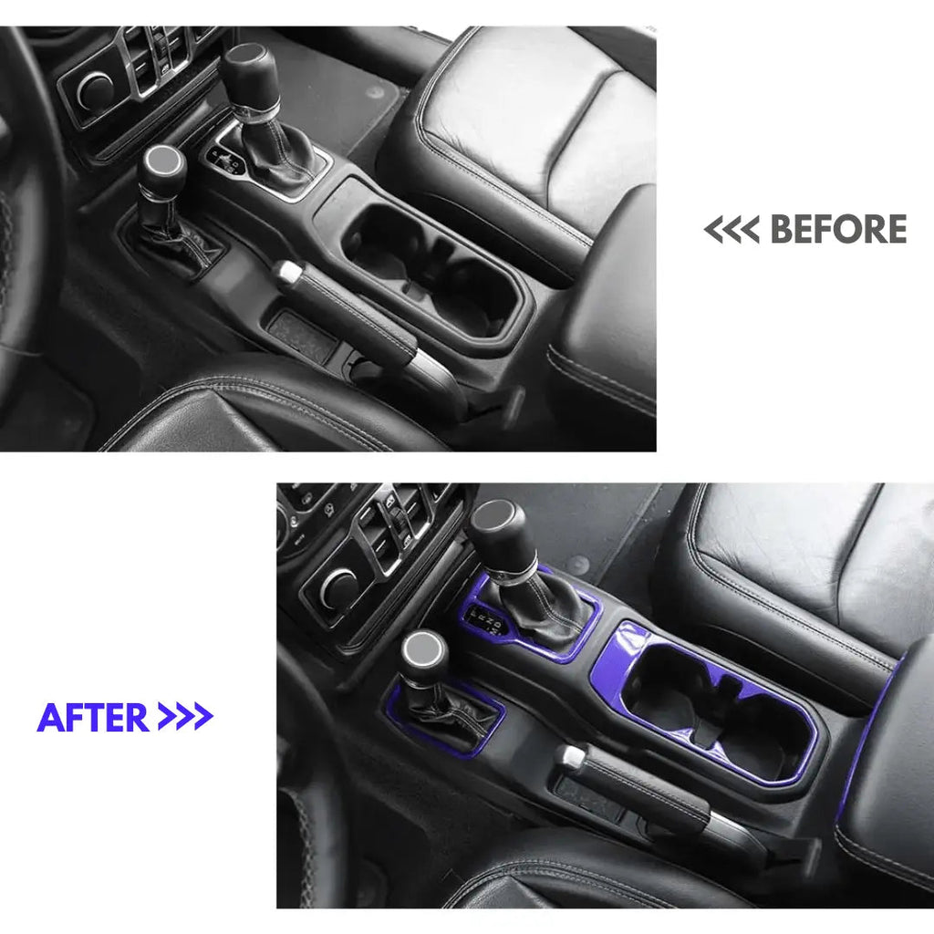 For 2024+ Jeep Wrangler JL/Gladiator JT 17 x Center Console/Roof Decoration Trim Kit